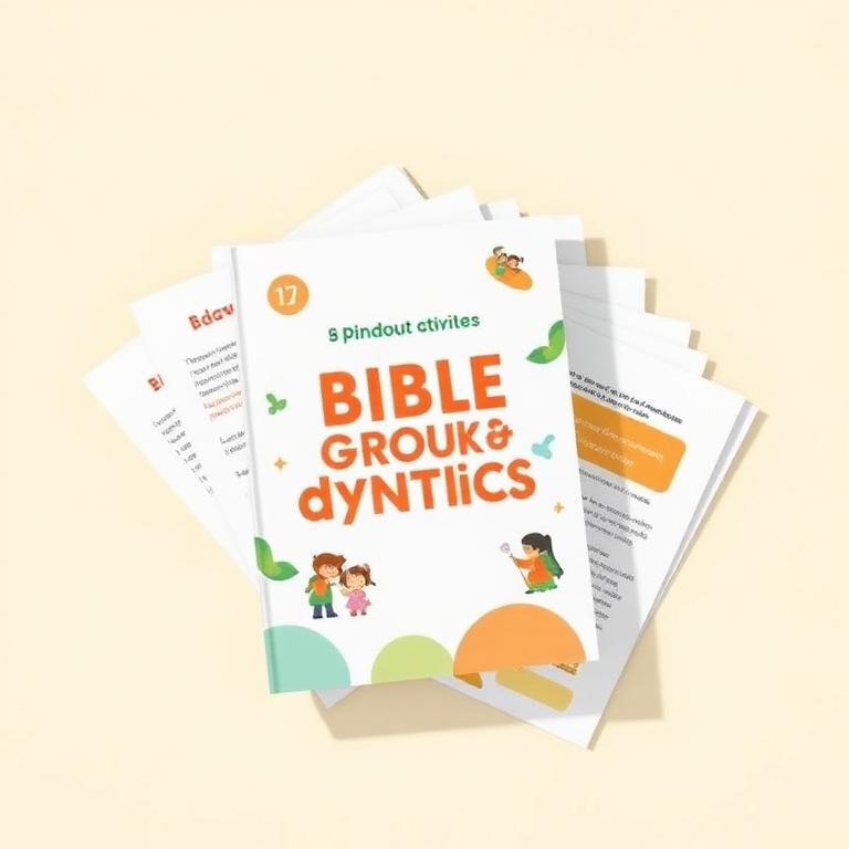 Mockup do bônus Dinâmicas Bíblicas