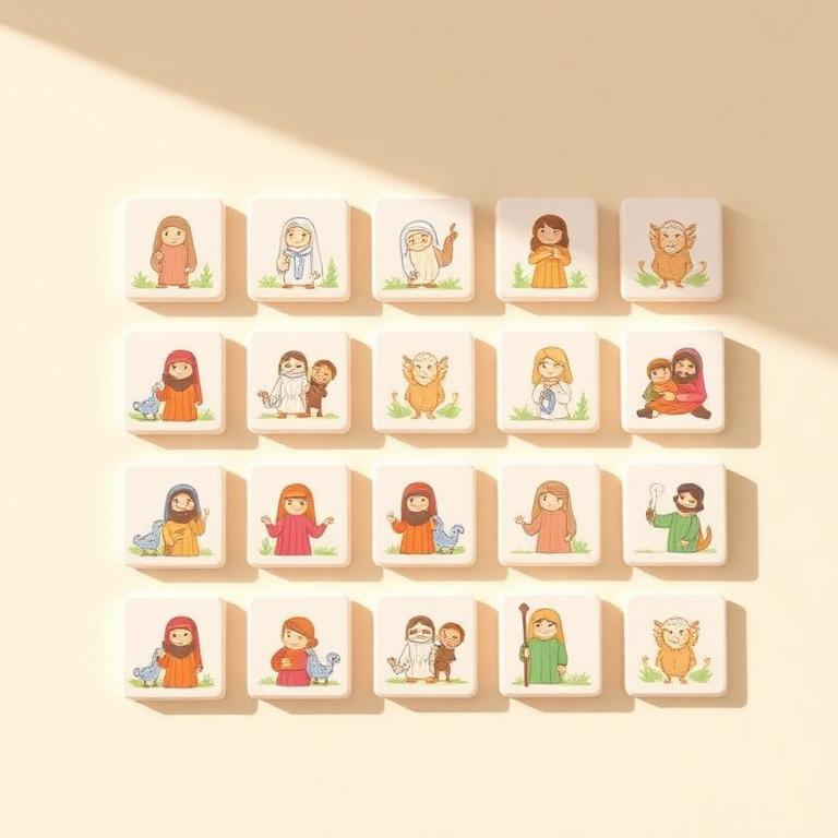 Mockup do bônus Jogo da Memória Bíblico